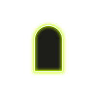 a neon sign on a black background