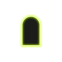 a neon sign on a black background